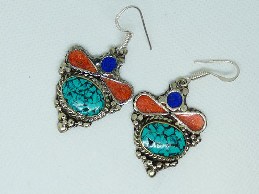 Nepalese Earring, Handmade and Traditional - Rugs Direct