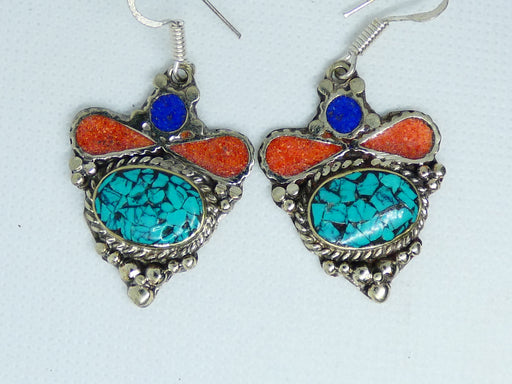 Nepalese Earring, Handmade and Traditional - Rugs Direct