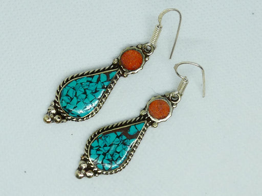 Nepalese Earring, Handmade and Traditional - Rugs Direct