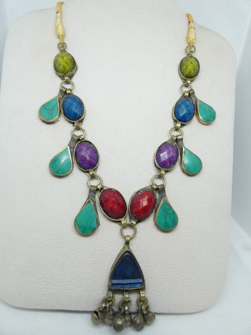 Afghan Tibetan Necklace, Handmade and Traditional - Rugs Direct