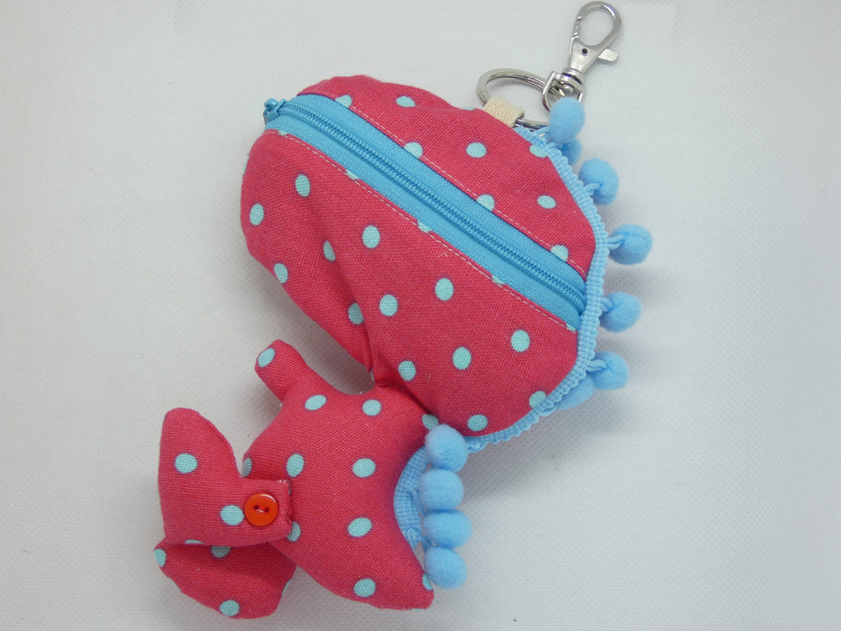 Fabric Dinosaur Doll Toy Keyring with Reusable Folding Shopping Bag - Rugs Direct