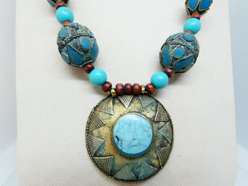 Afghan single layer seed beads Necklace, Handmade and Traditional - Rugs Direct