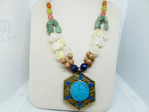 Afghan  multilayer seed beads Necklace, Handmade and Traditional - Rugs Direct