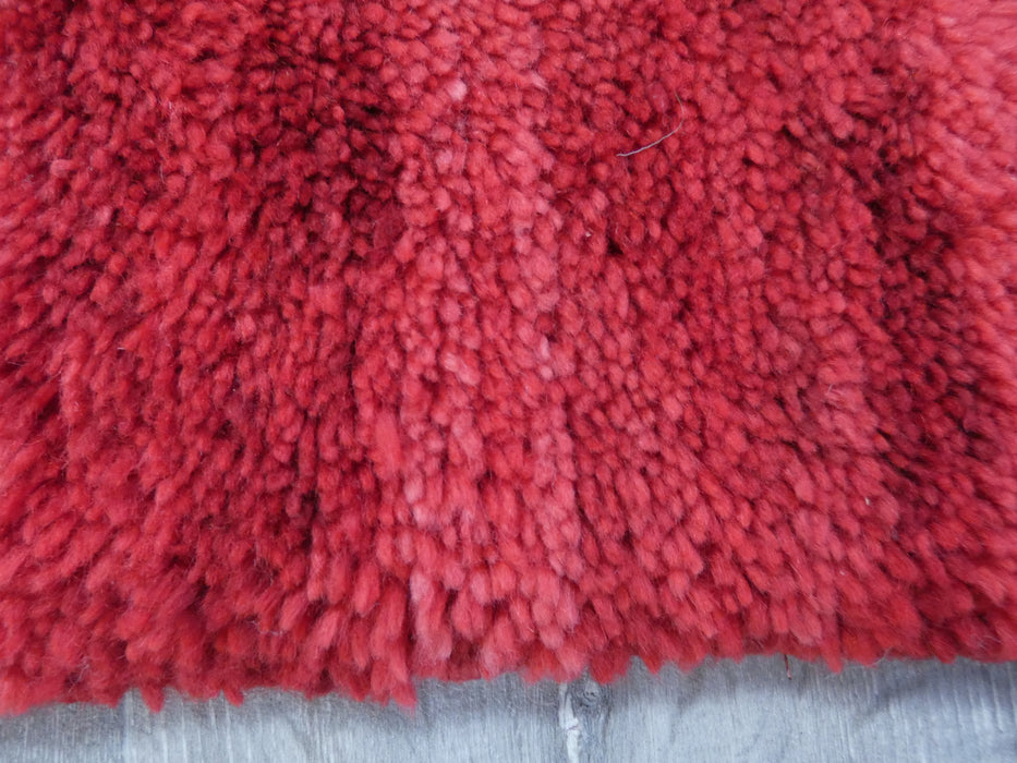 Mrirt Berber,  Red Colour Woollen Beautiful Moroccan Rug Size: 265 x 194cm - Rugs Direct