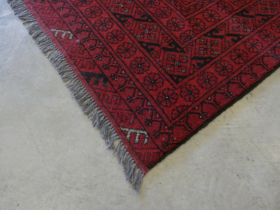Afghan Hand Knotted Turkman Rug Size:  377cm x 300cm - Rugs Direct