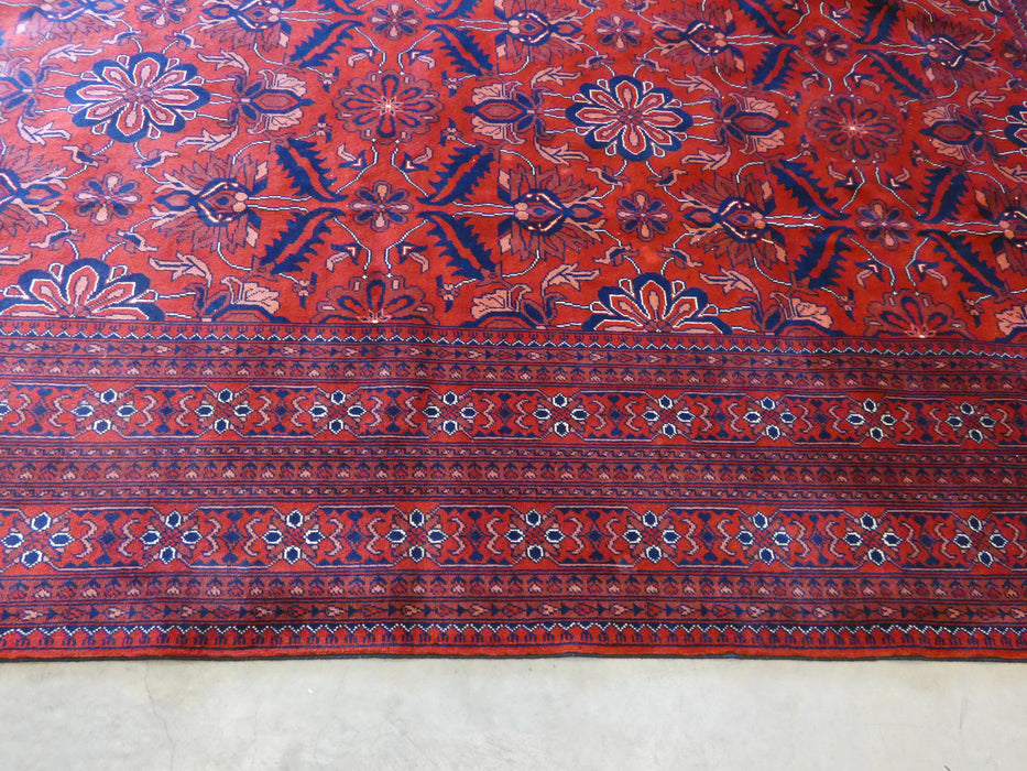 Afghan Hand Knotted Khal Mohammadi Rug Size: 304 x 401cm - Rugs Direct