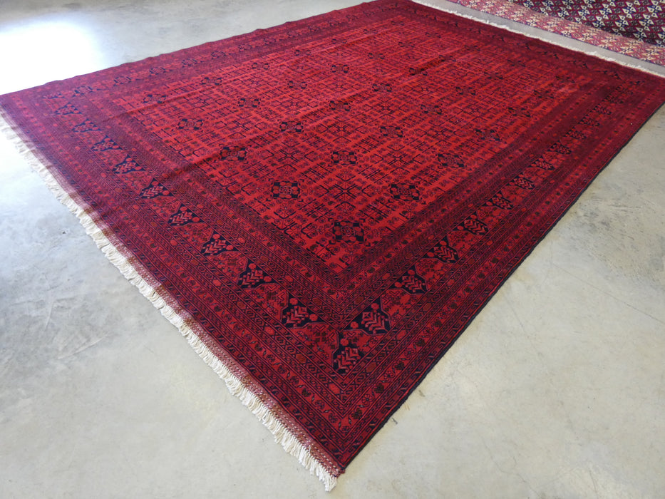 Afghan Hand Knotted Khal Mohammadi Rug Size: 285 x 384cm - Rugs Direct