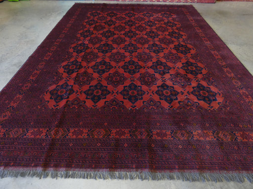 Afghan Hand Knotted Khal Mohammadi Rug Size: 291 x 383cm - Rugs Direct