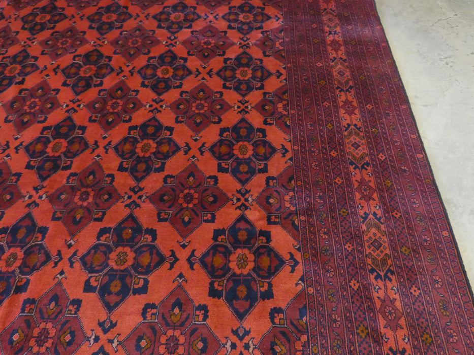 Afghan Hand Knotted Khal Mohammadi Rug Size: 291 x 383cm - Rugs Direct