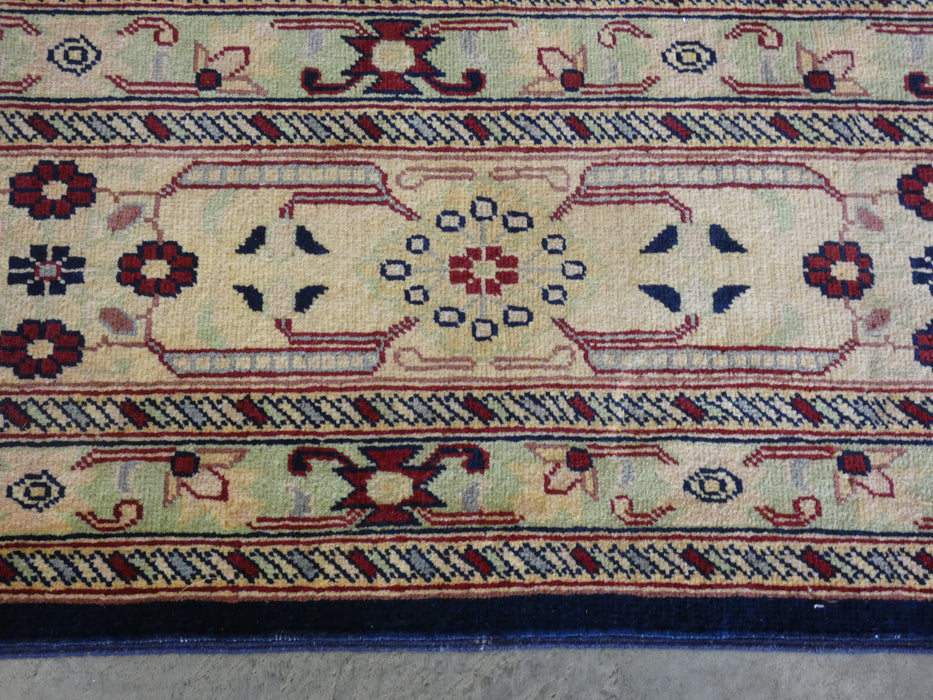 Afghan Hand Knotted Roshnai Merino Wool Rug Size: 300cm x 392cm - Rugs Direct