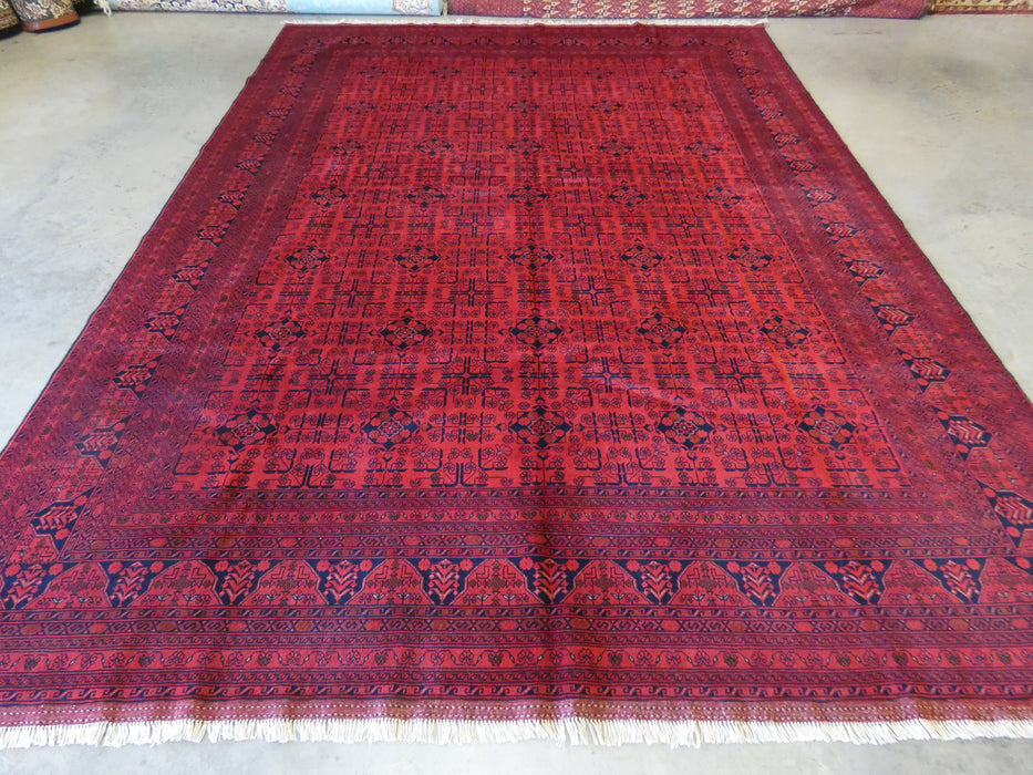 Afghan Hand Knotted Khal Mohammadi Rug Size: 298 x 396cm - Rugs Direct