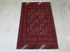 Afghan Hand Knotted Turkman Rug Size: 76 x 117cm - Rugs Direct