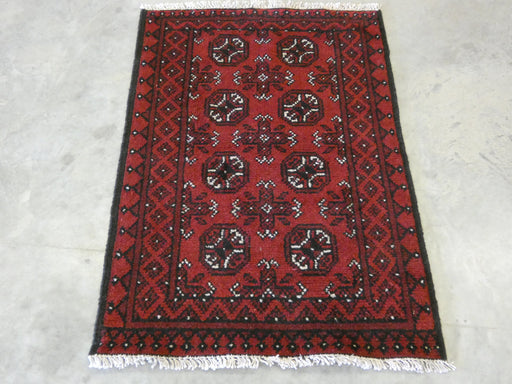 Afghan Hand Knotted Turkman Rug Size: 78 x 110cm - Rugs Direct