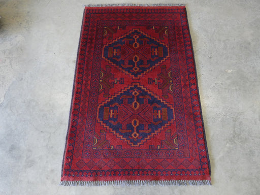 Afghan Hand Knotted Khal Mohammadi Rug Size: 81x123 cm - Rugs Direct