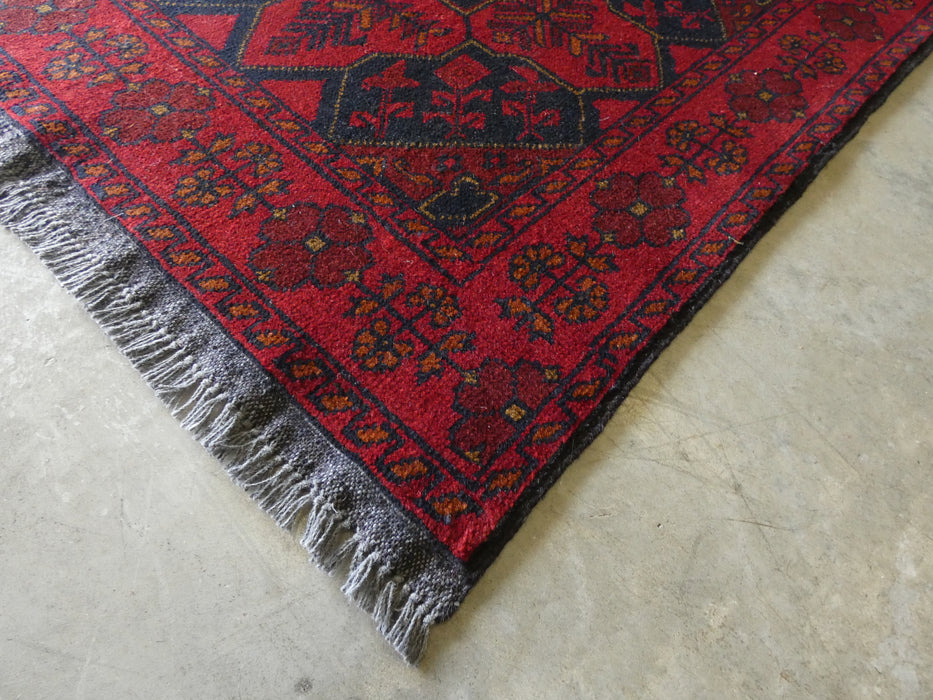 Afghan Hand Knotted Khal Mohammadi Rug Size: 81x130 cm - Rugs Direct