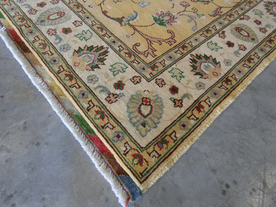 Afghan Hand Knotted Roshnai Merino Wool Rug Size: 103cm x 158cm - Rugs Direct