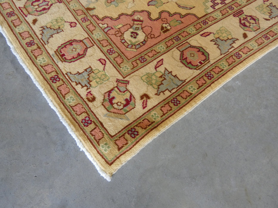 Afghan Hand Knotted Roshnai Merino Wool Rug Size: 104cm x 158cm - Rugs Direct