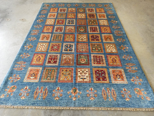 Afghan Hand Knotted Choubi Rug Size: 242 x 184cm - Rugs Direct