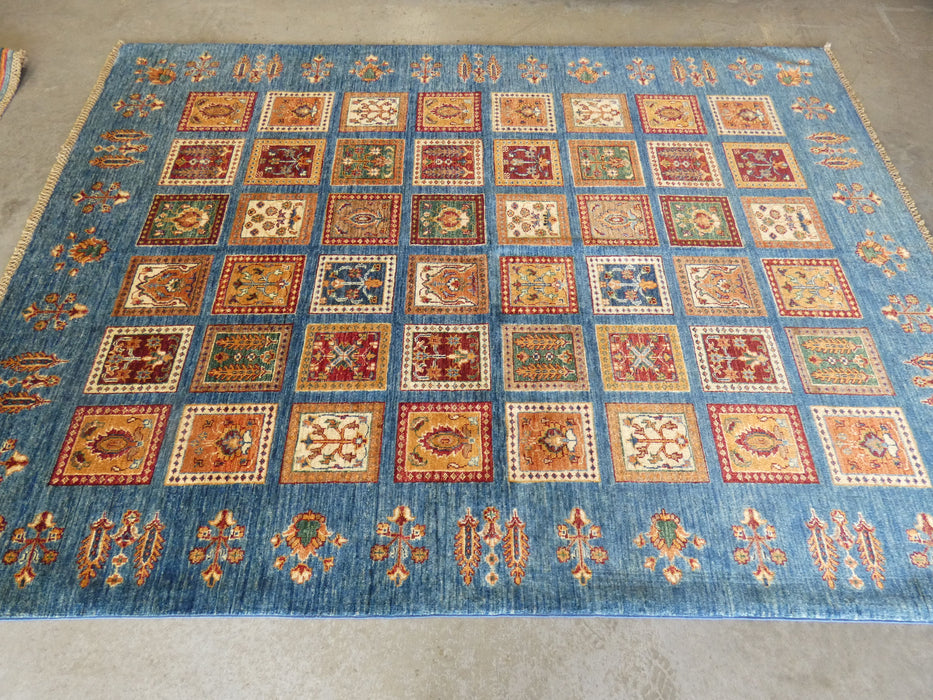 Afghan Hand Knotted Choubi Rug Size: 242 x 184cm - Rugs Direct