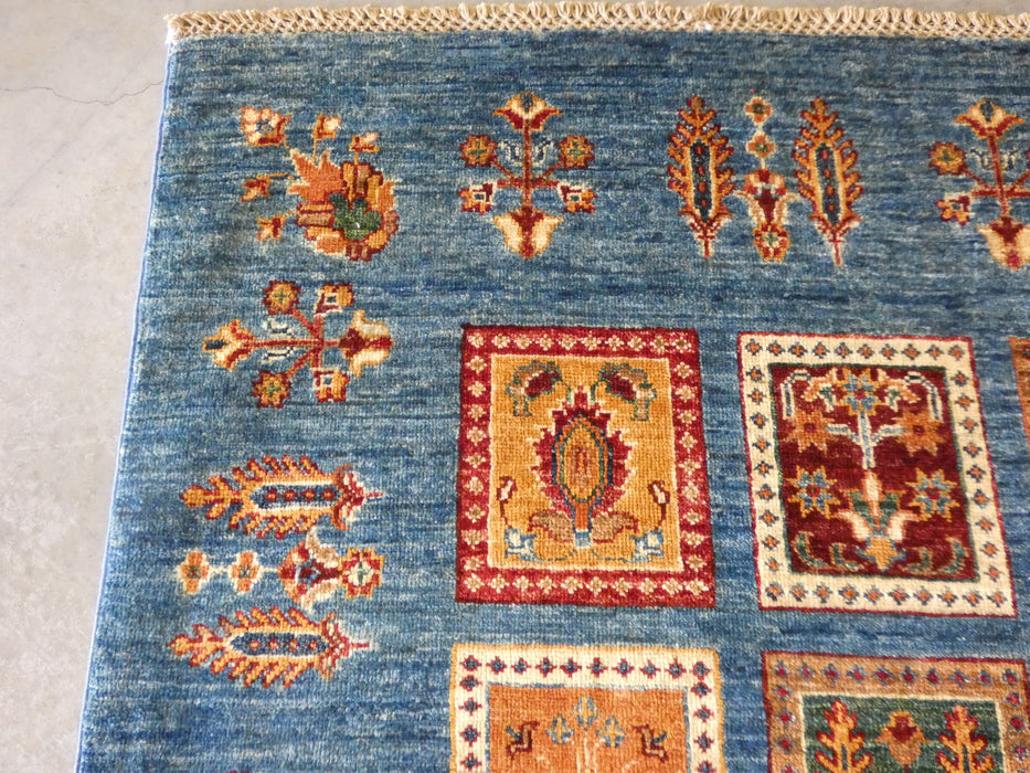 Afghan Hand Knotted Choubi Rug Size: 242 x 184cm - Rugs Direct