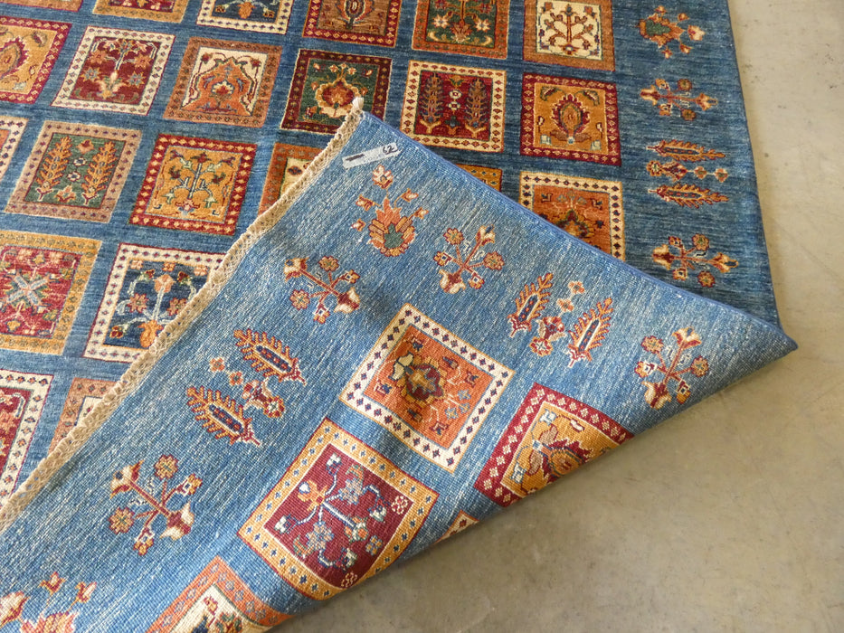 Afghan Hand Knotted Choubi Rug Size: 242 x 184cm - Rugs Direct