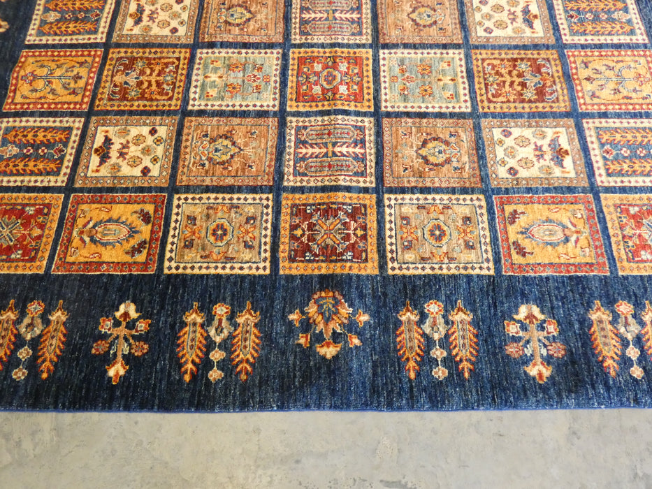 Afghan Hand Knotted Choubi Rug Size: 211 x 155cm - Rugs Direct