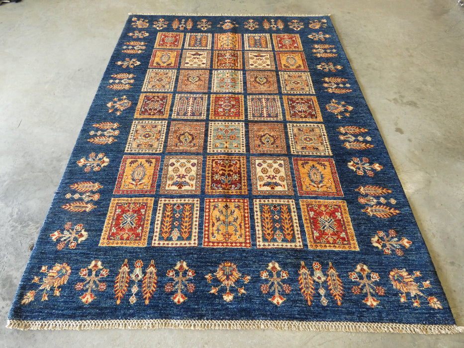 Afghan Hand Knotted Choubi Rug Size: 211 x 155cm - Rugs Direct