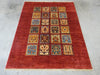 Afghan Hand Knotted Choubi Rug Size: 192 x 157cm - Rugs Direct