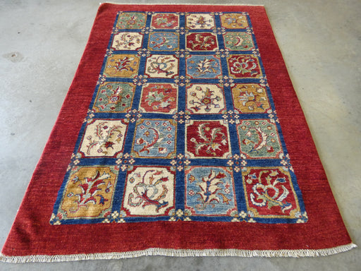 Afghan Hand Knotted Choubi Rug Size: 201 x 152cm - Rugs Direct