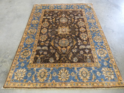 Afghan Hand Knotted Choubi Rug Size: 155 x 197cm - Rugs Direct
