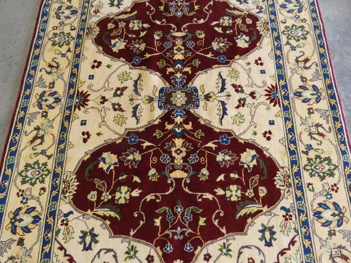 Afghan Hand Knotted Roshnai Merino Wool Rug Size: 154cm x 202cm - Rugs Direct