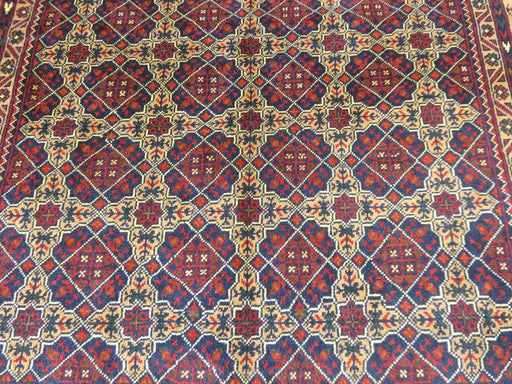 Afghan Hand Knotted Khal Mohammadi Rug Size: 156 x 218cm - Rugs Direct