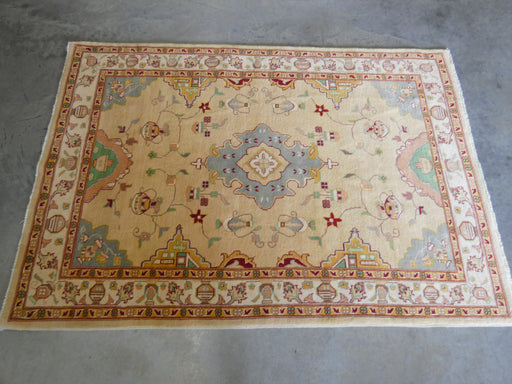 Afghan Hand Knotted Roshnai Merino Wool Rug Size: 120cm x 174cm - Rugs Direct