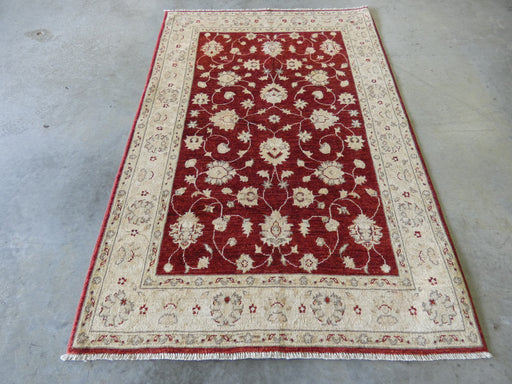 Afghan Hand Knotted Choubi Rug Size: 122 x 181cm - Rugs Direct