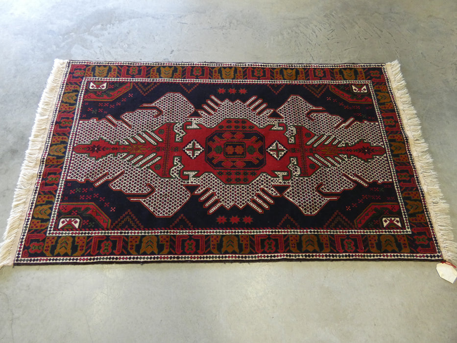 Persian Hand Made Quchan Rug Size: 190 x 110cm - Rugs Direct