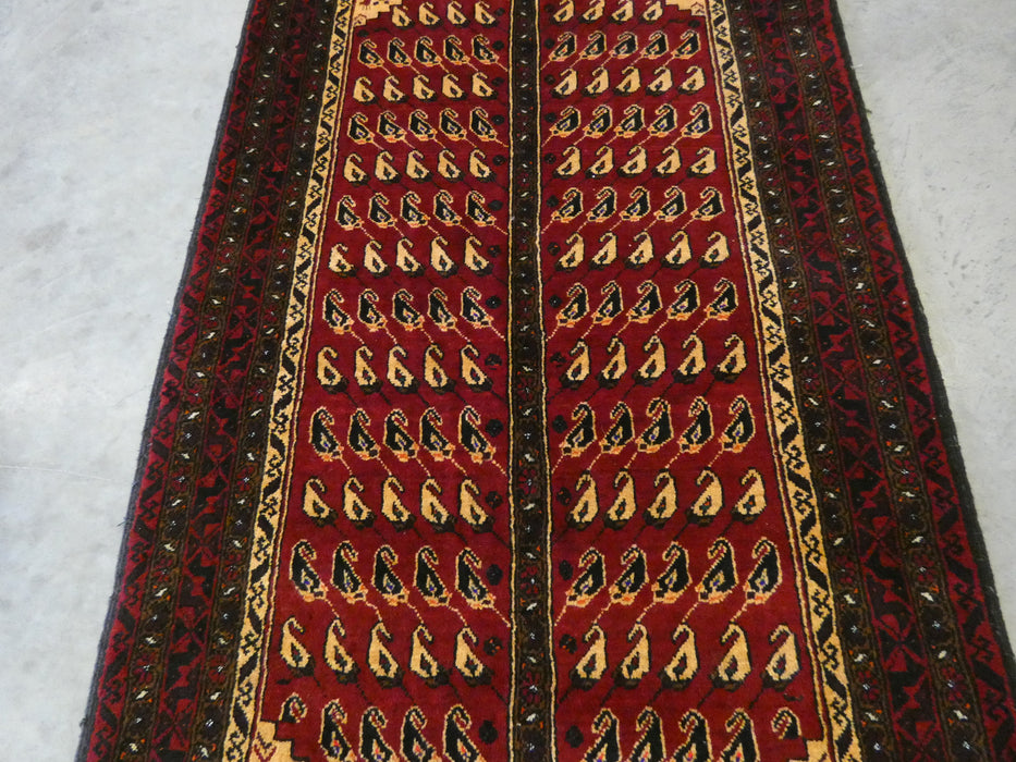 Hand Made Persian Baluchi Rug Size: 187 x 101cm - Rugs Direct