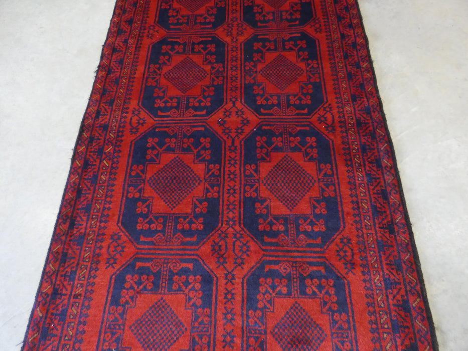 Persian Hand Knotted Baluchi Rug Size: 110 x 206cm - Rugs Direct