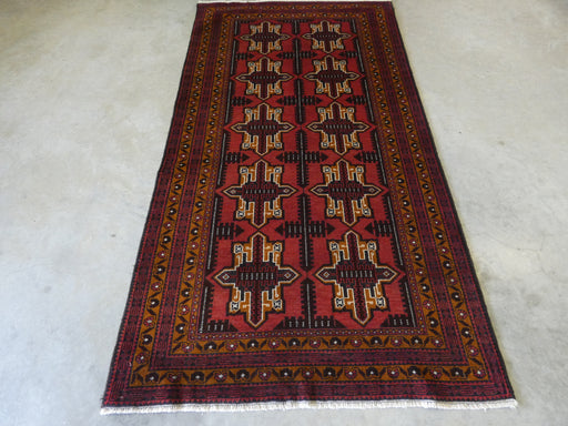 Persian Hand Knotted Baluchi Rug Size: 111 x 204cm - Rugs Direct