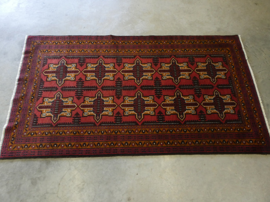 Persian Hand Knotted Baluchi Rug Size: 111 x 204cm - Rugs Direct