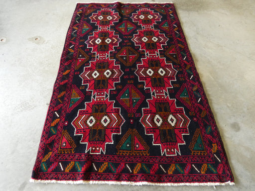 Afghan Hand Knotted Baluchi Rug Size: 111 x 180cm - Rugs Direct