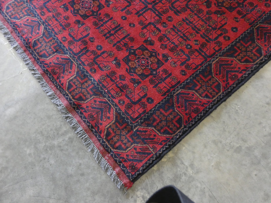 Afghan Hand Knotted Khal Mohammadi Rug Size: 121x199 cm - Rugs Direct
