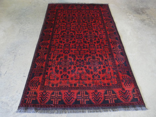 Afghan Hand Knotted Khal Mohammadi Rug Size: 126x198 cm - Rugs Direct