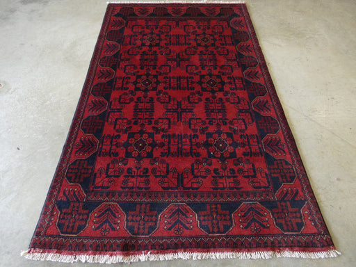Afghan Hand Knotted Khal Mohammadi Rug Size: 121x195 cm - Rugs Direct