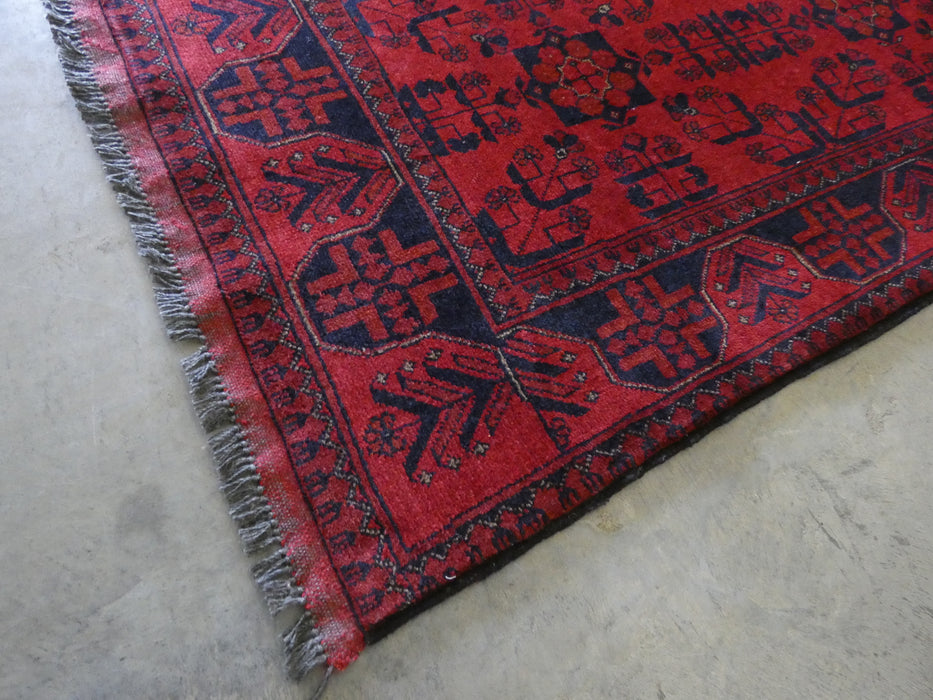 Afghan Hand Knotted Khal Mohammadi Rug 128 x 197cm - Rugs Direct