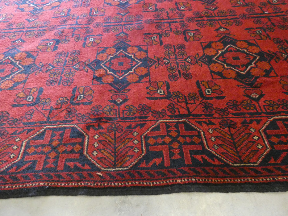 Afghan Hand Knotted Khal Mohammadi Rug Size: 125x196 cm - Rugs Direct