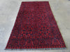 Afghan Hand Knotted Khal Mohammadi Rug Size: 122x198 cm - Rugs Direct