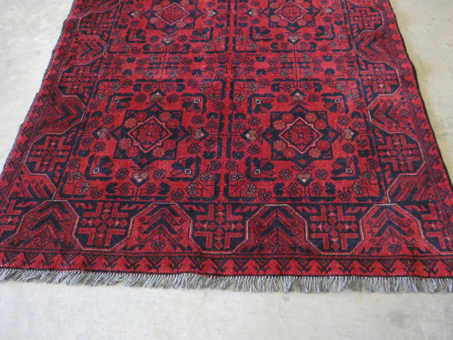 Afghan Hand Knotted Khal Mohammadi Rug Size: 122x198 cm - Rugs Direct