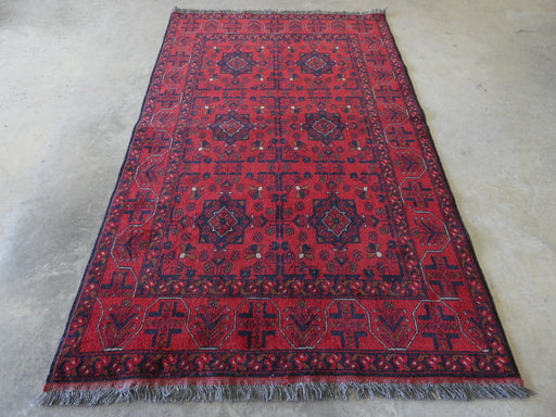 Afghan Hand Knotted Khal Mohammadi Rug Size: 127x199 cm - Rugs Direct