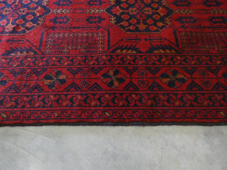 Afghan Hand Knotted Khal Mohammadi Rug Size: 126x201 cm - Rugs Direct