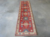 Afghan Hand Knotted Kazak Hallway Runner Size: 85 x 283cm - Rugs Direct